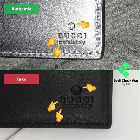 gucci mens wallet real vs fake|gucci wallet authentic real new.